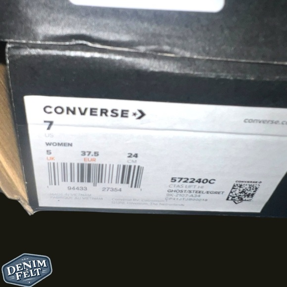 Converse Women’s Chuck Taylor All Star Platform High 'Cozy Sherpa - Ghost' Shoes - Picture 16 of 16